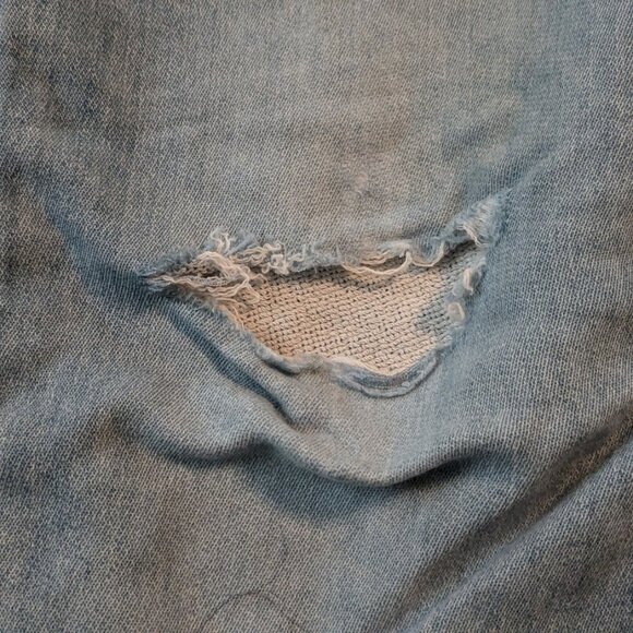 EZY Ultra Stretch Jeans - Faded & Distressed, Size L - Picture 7 of 9